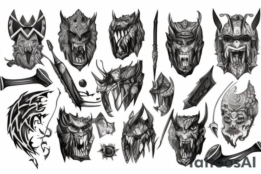 berserker tattoo idea