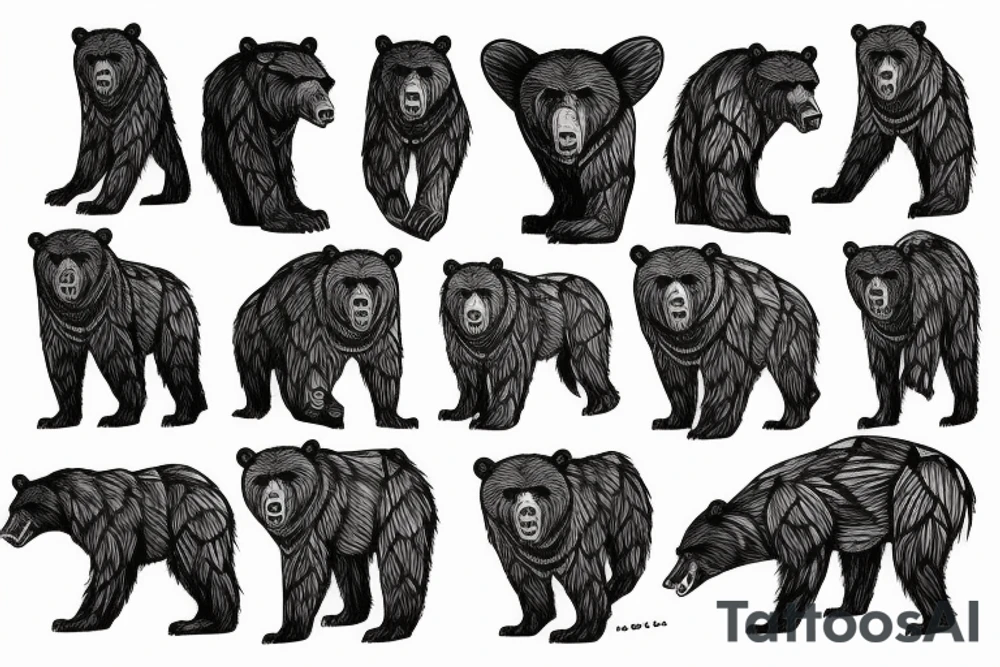 berserker bear tattoo idea