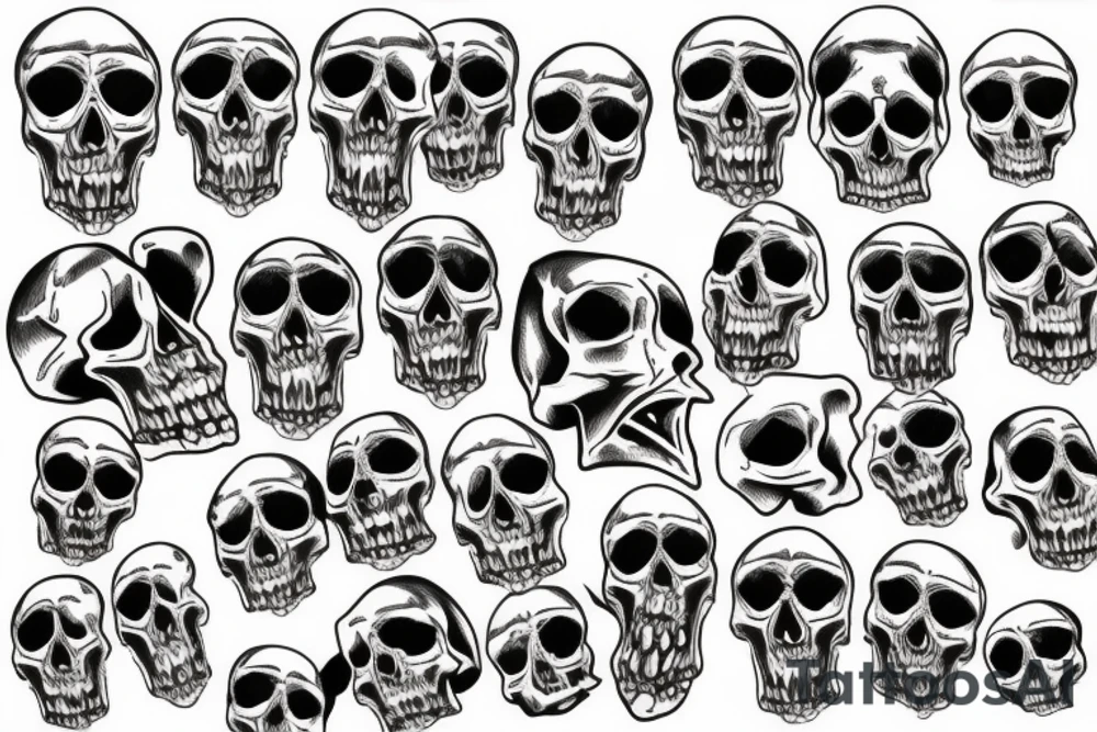 skull tattoo idea