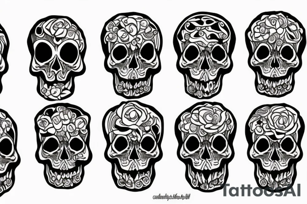 skull tattoo idea