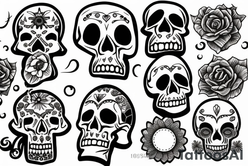 skull tattoo idea