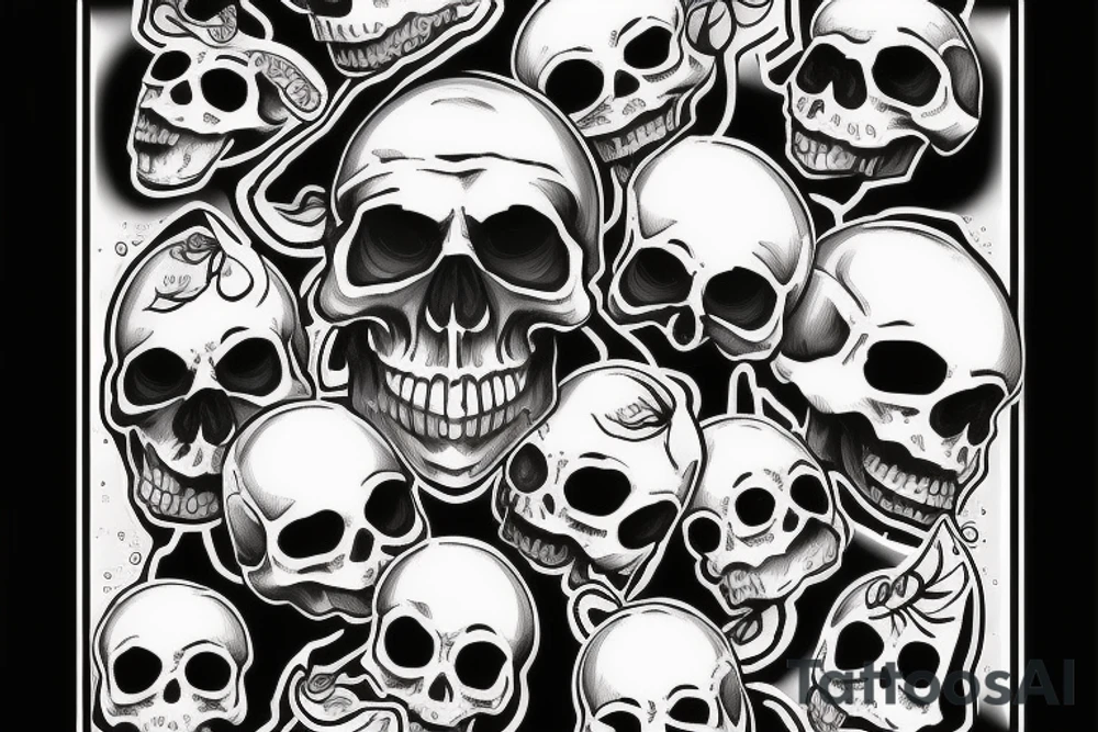 skull tattoo idea