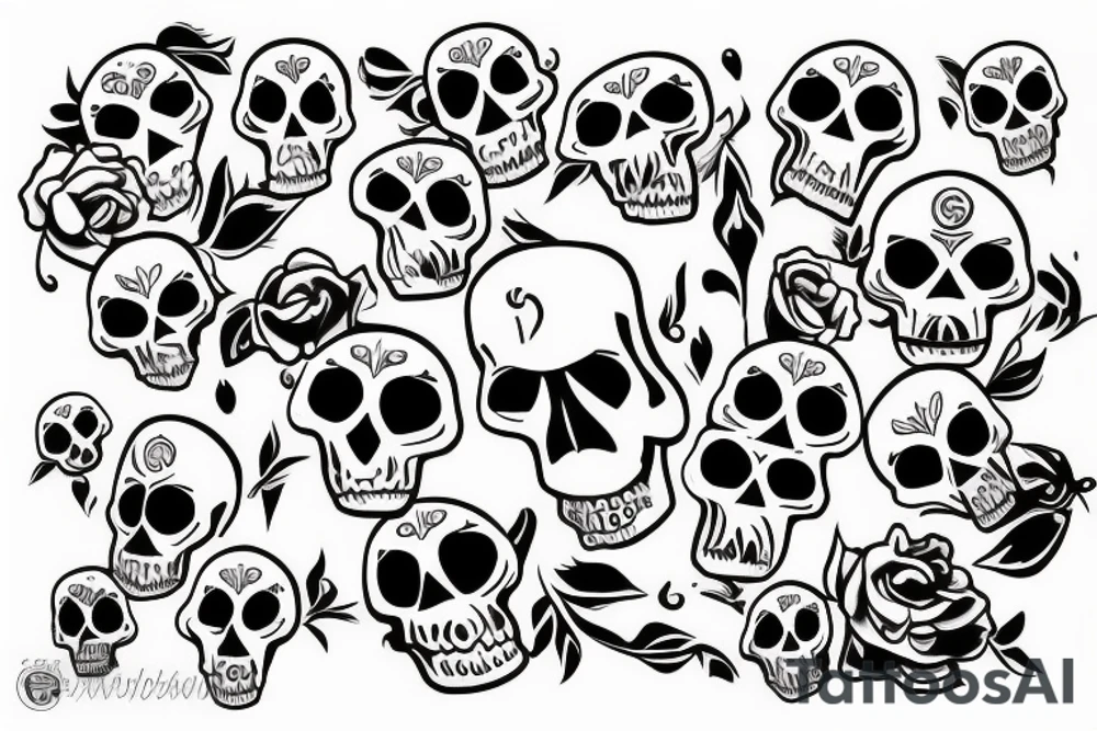 skull tattoo idea