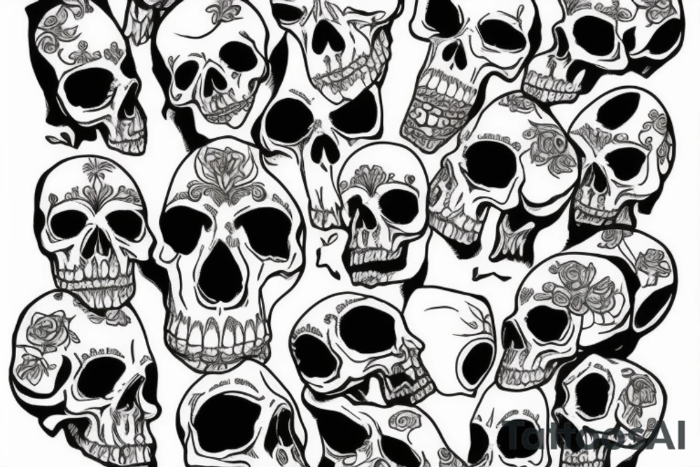 skull tattoo idea