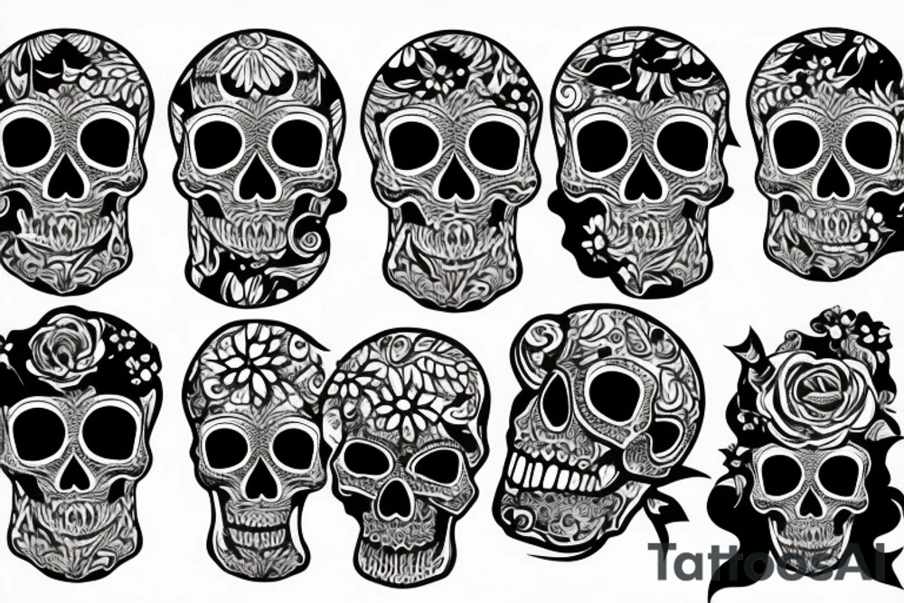skull tattoo idea