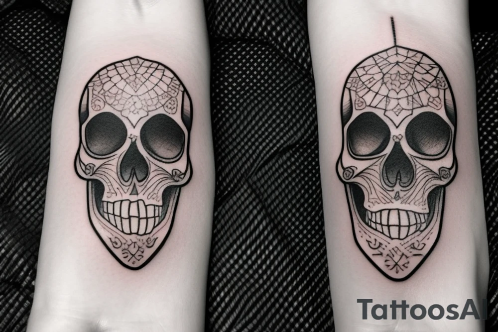 skull tattoo idea