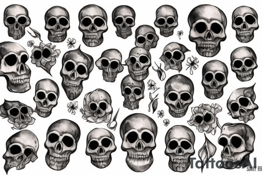 skull tattoo idea