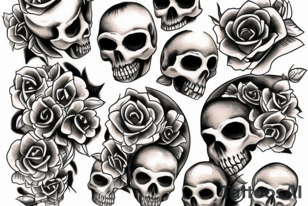 skull tattoo idea