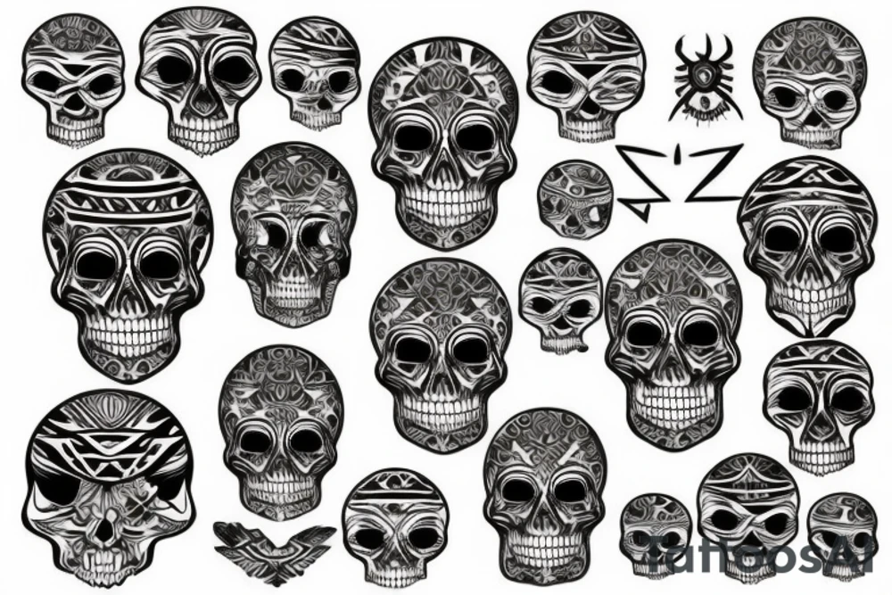skull tattoo idea