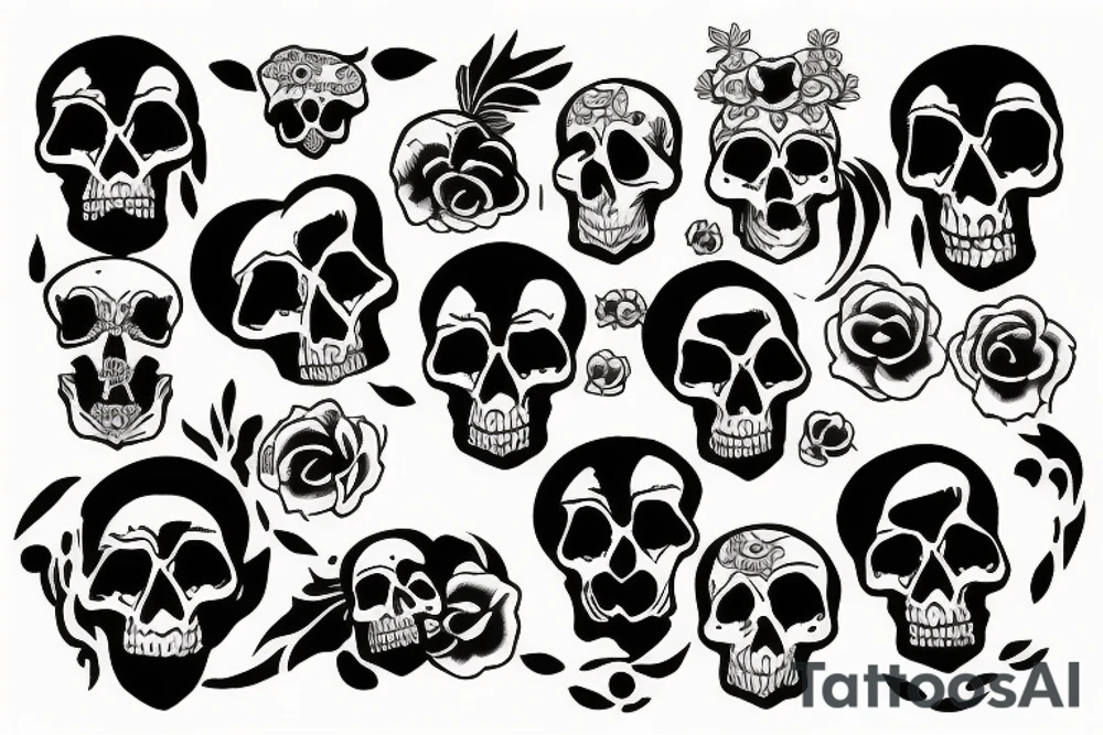 skull tattoo idea