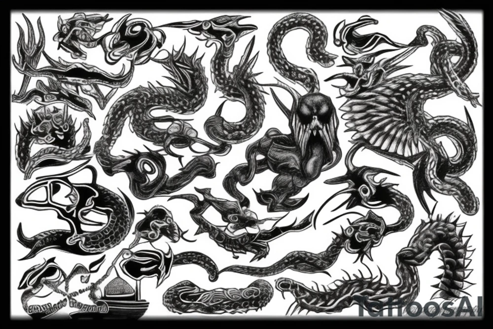 hydra tattoo idea