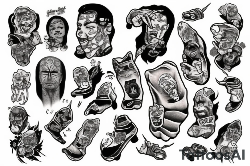 somebody who peed their pants tattoo idea