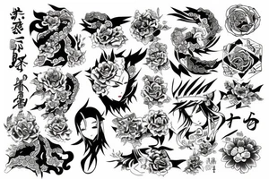 Japanesse quotes tattoo idea