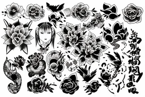 Japanesse quotes tattoo idea