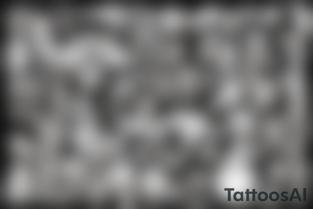 Haunted house tattoo idea