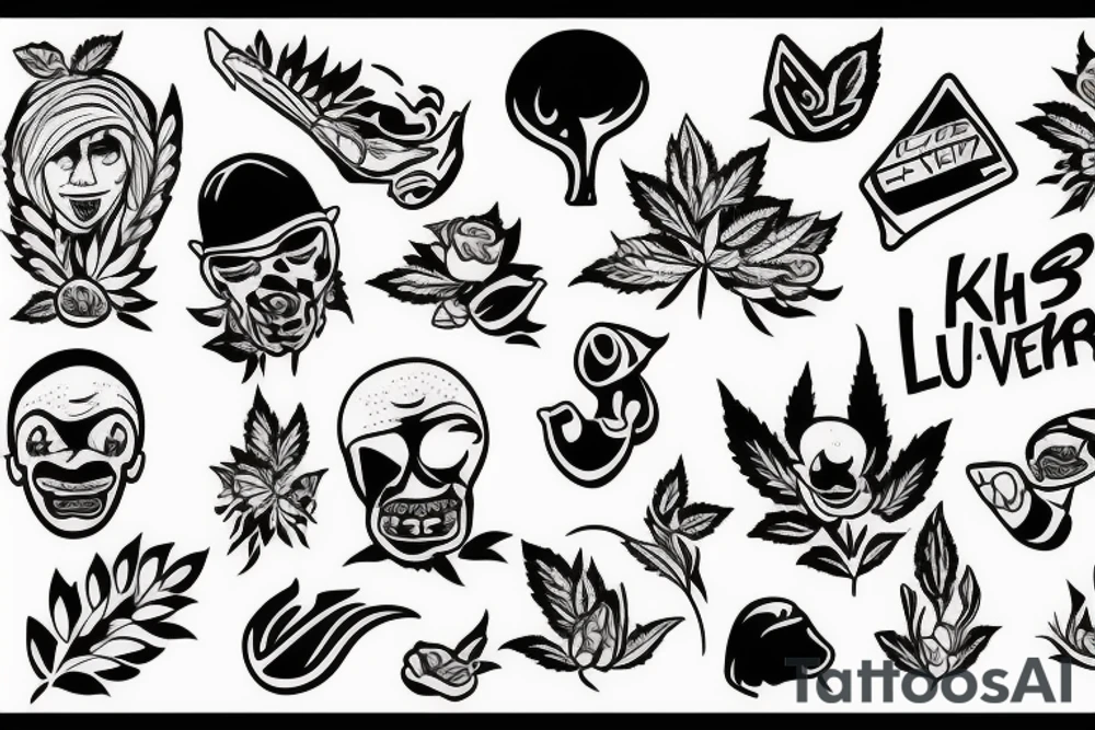 Kush lover tattoo idea