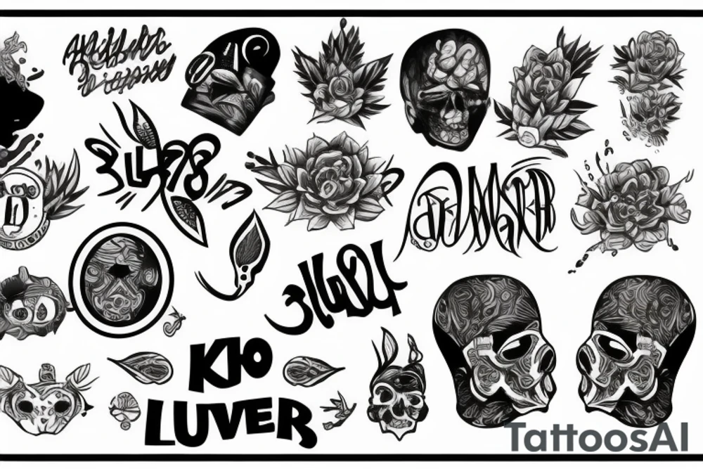 Kush lover tattoo idea