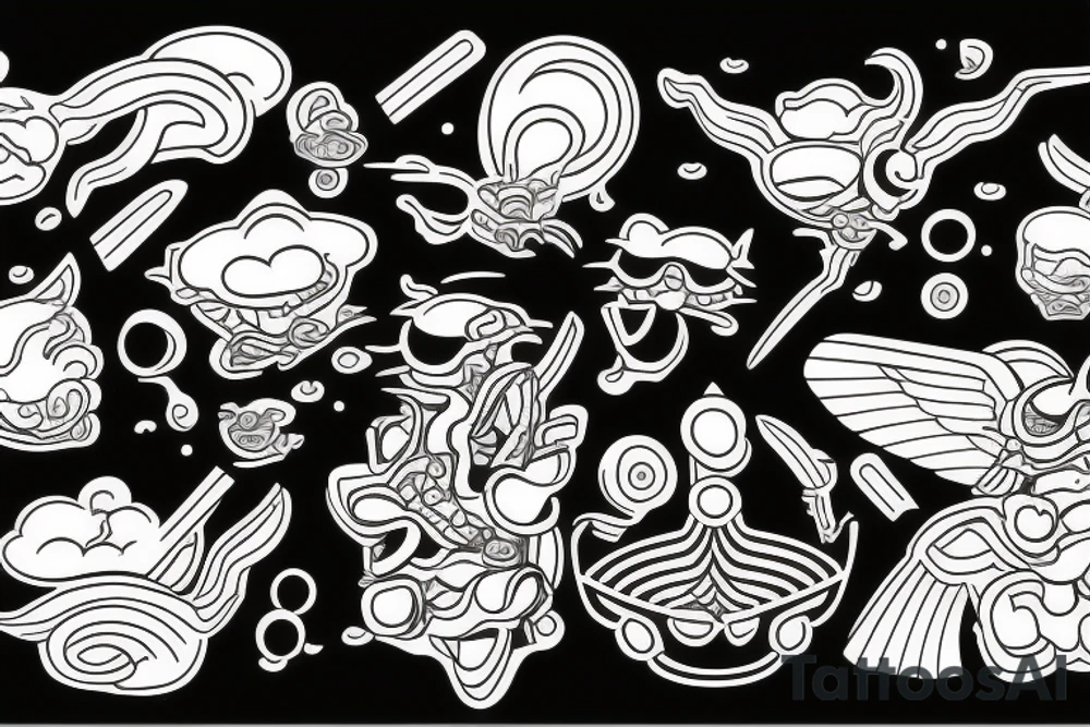 tanjiro kamado tattoo idea