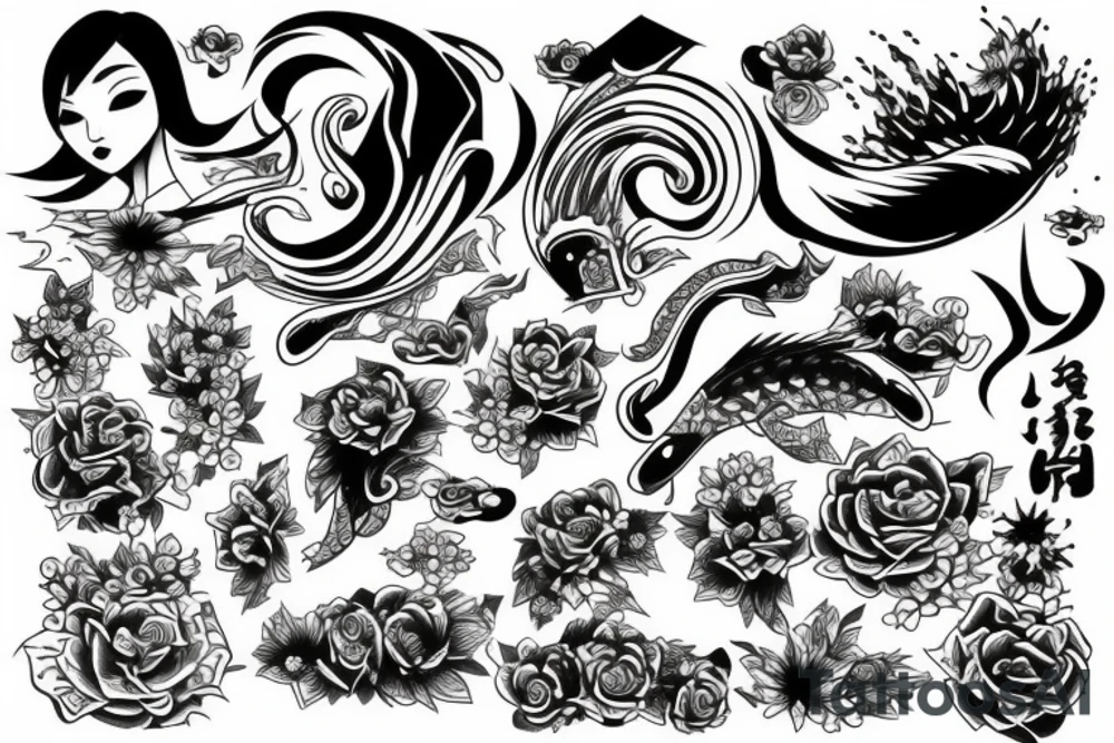 water elemets tattoo idea