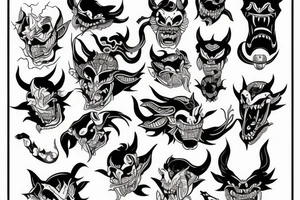 Hannya Venom tattoo idea