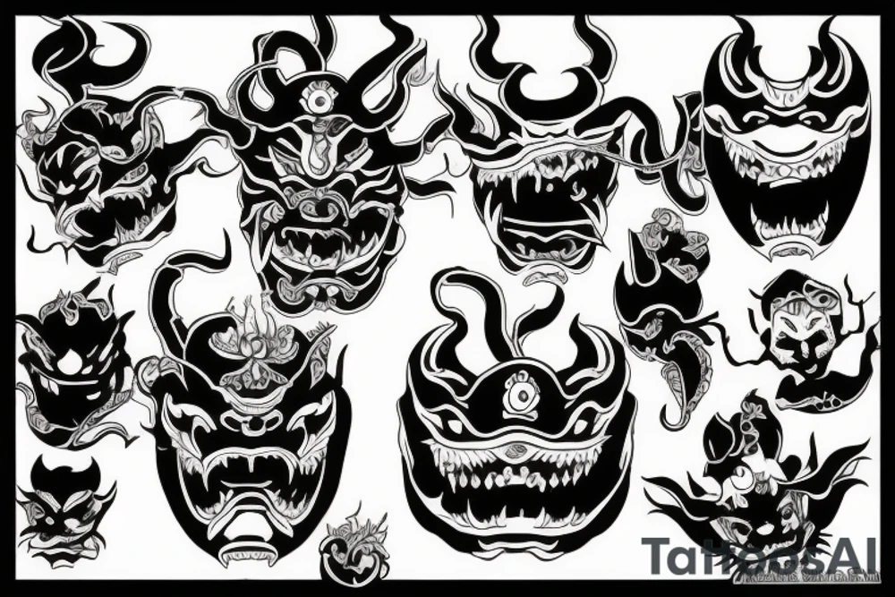 Hannya Venom tattoo idea