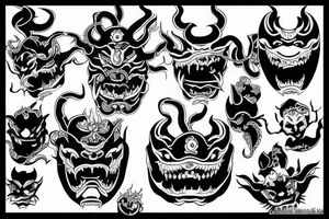 Hannya Venom tattoo idea