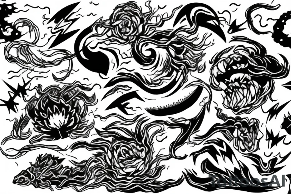 lightning tattoo idea