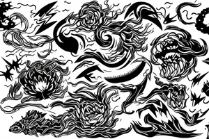lightning tattoo idea