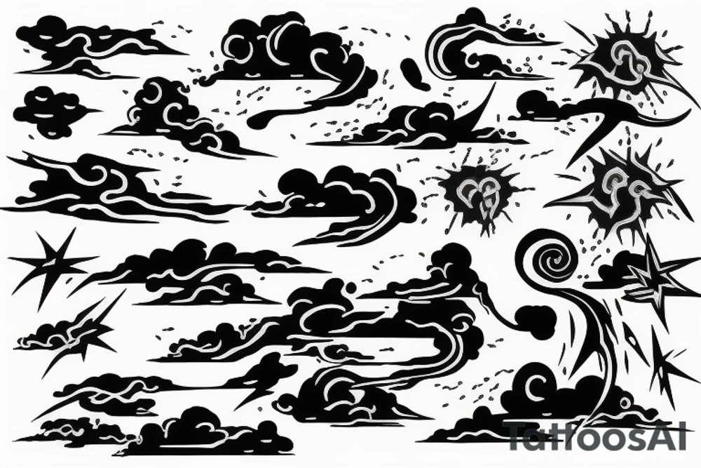 lightning tattoo idea