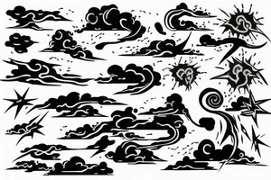 lightning tattoo idea