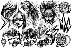 Lightning tattoo idea