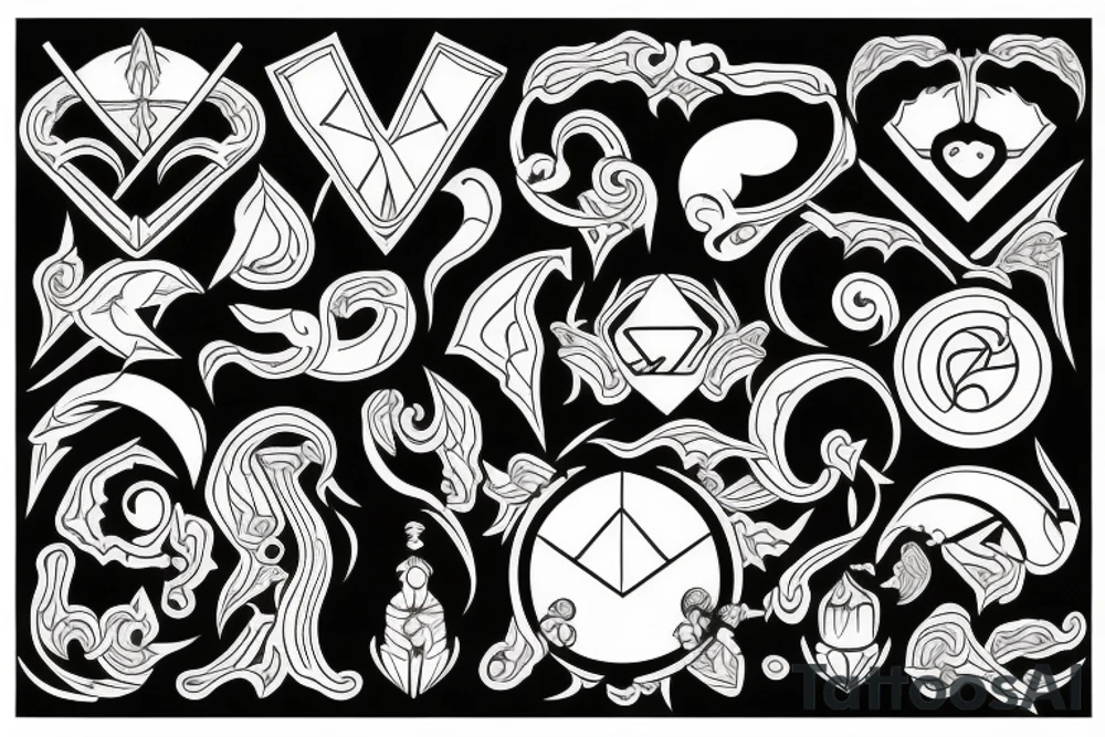 symbol ornements tattoo idea