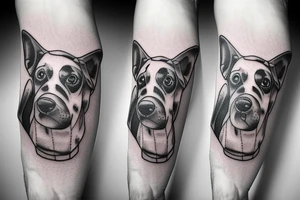 dog sandwich tattoo idea