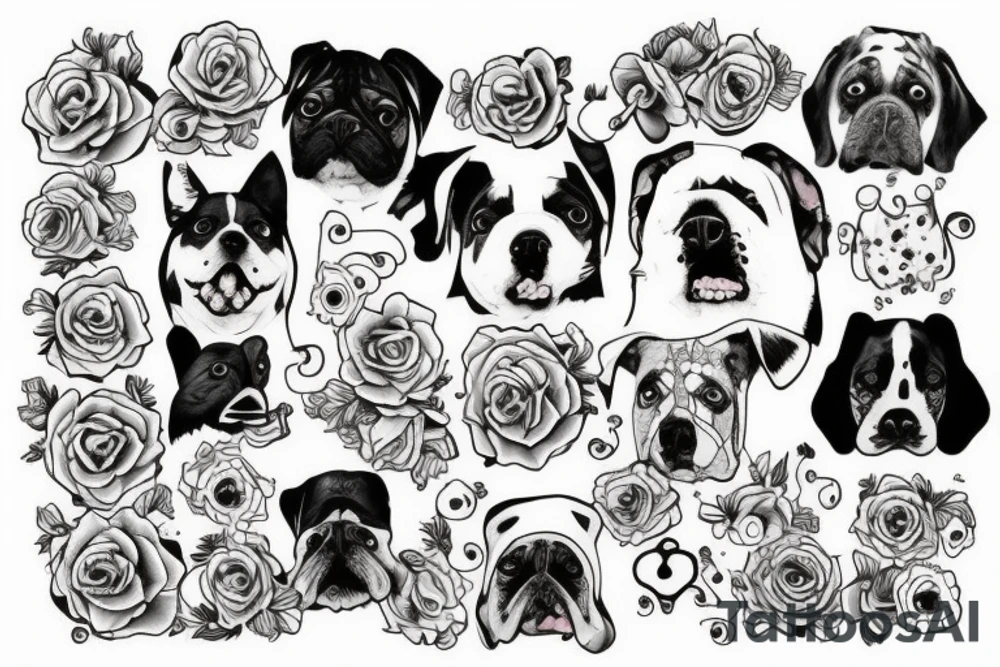 dog sandwich tattoo idea
