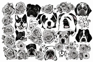 dog sandwich tattoo idea