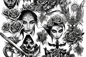 warrior tattoo idea