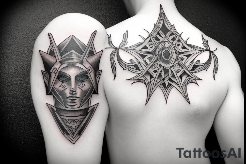 warrior tattoo idea