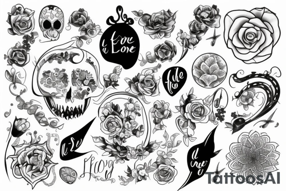 Tattoo to remind myself to enjoy life tattoo idea
