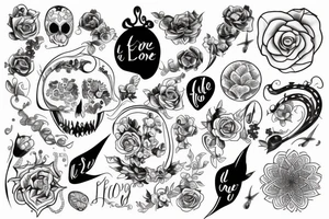 Tattoo to remind myself to enjoy life tattoo idea