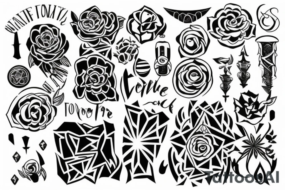 Tattoo to remind myself to enjoy life tattoo idea