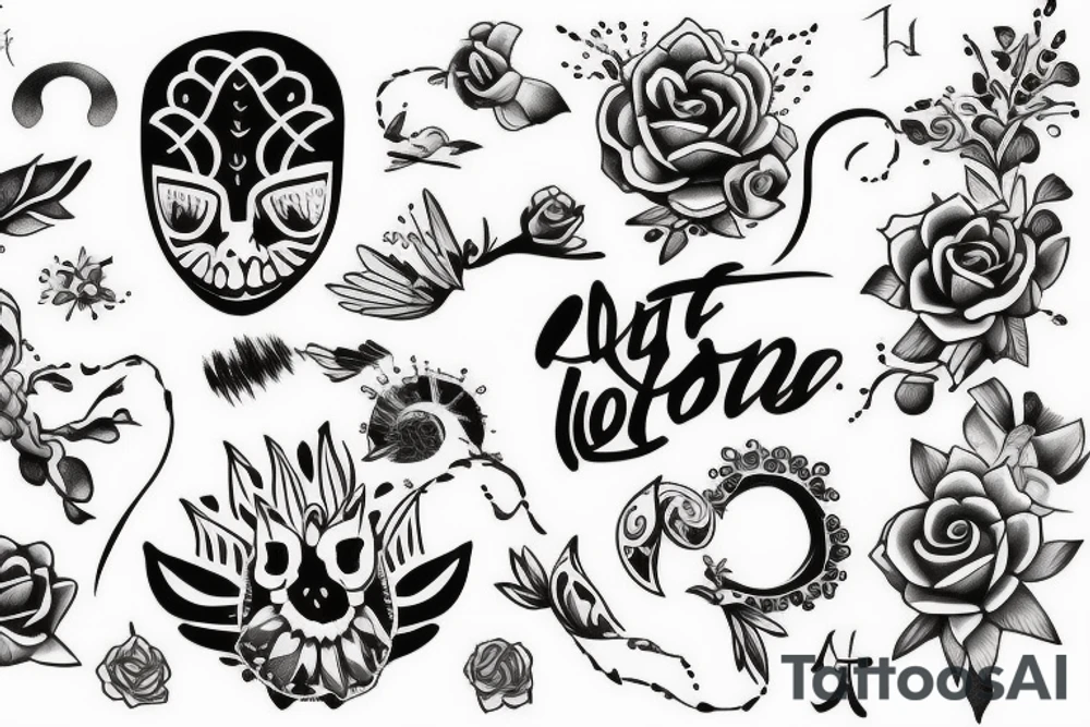 Tattoo to remind myself to enjoy life tattoo idea