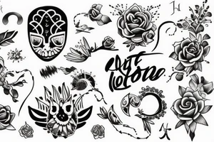 Tattoo to remind myself to enjoy life tattoo idea