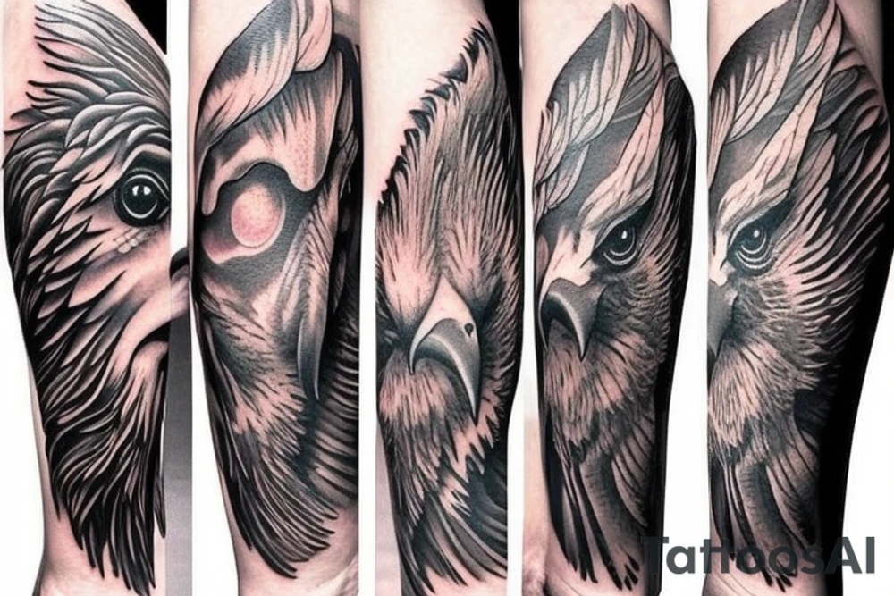 Eagle wings forearm tattoo ideas tattoo idea