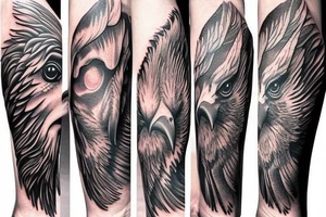 Eagle wings forearm tattoo ideas tattoo idea