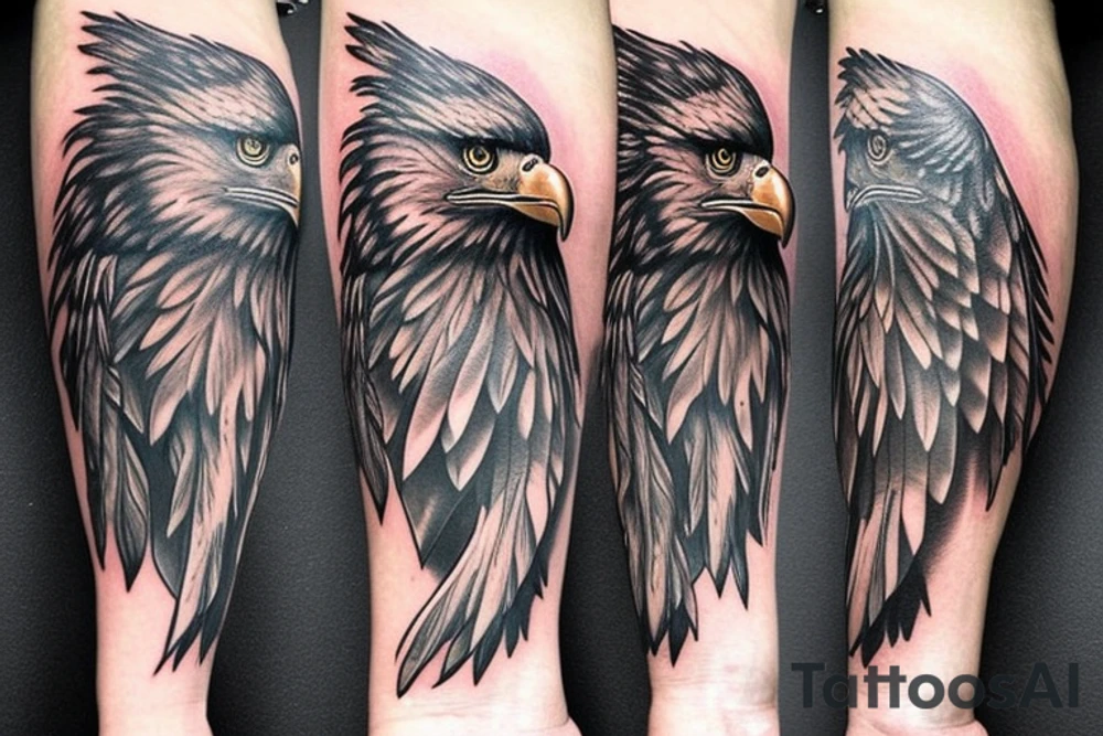 Eagle wings forearm tattoo ideas tattoo idea