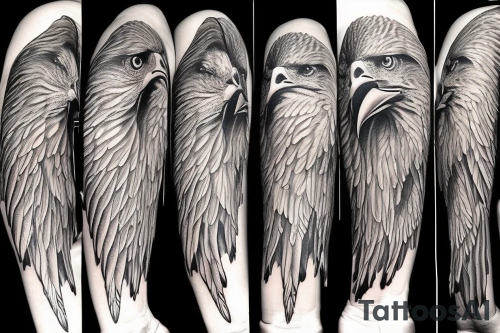 Eagle wings forearm tattoo ideas tattoo idea
