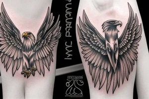 Eagle wings forearm tattoo ideas tattoo idea