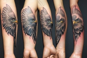 Eagle wings forearm tattoo ideas tattoo idea