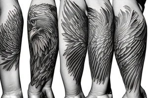 Eagle wings forearm tattoo ideas tattoo idea