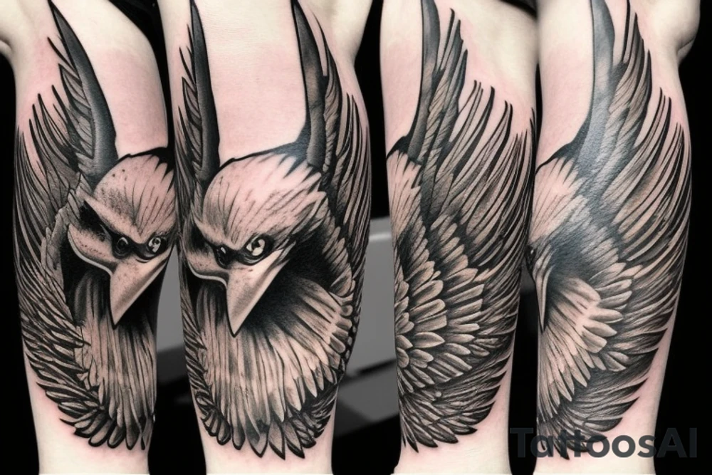 Eagle wings forearm tattoo ideas tattoo idea